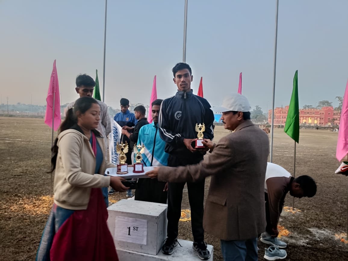 ইন্টার কলেজ অ্যাথলেটিক্সে হলদিবাড়ি কলেজ চ্যাম্পিয়ন